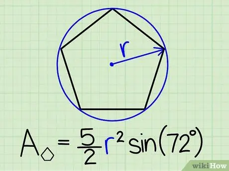 የመደበኛ ፔንታጎን አካባቢን ይፈልጉ ደረጃ 14