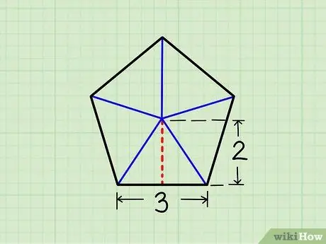 Leidke tavalise Pentagoni ala 2. samm