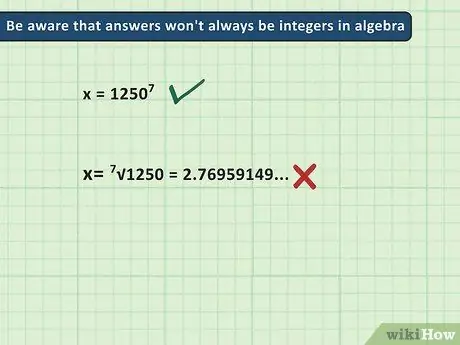 Ketahui Algebra Langkah 14