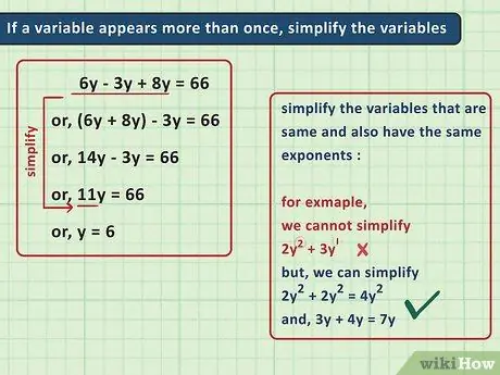 Ketahui Algebra Langkah 7