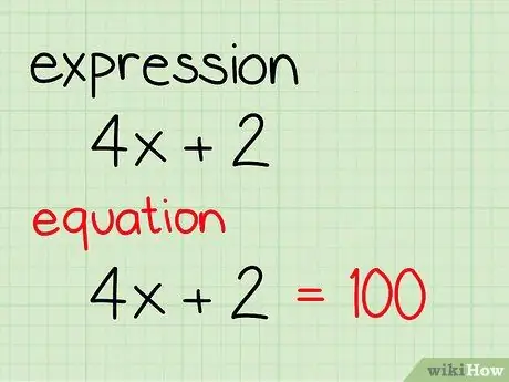 Resolver una expresión algebraica Paso 1