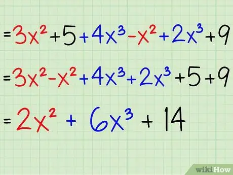 Oldja meg az algebrai kifejezést 2. lépés