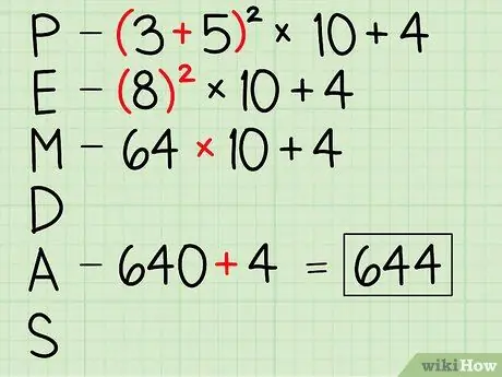 Malutas ang isang Algebraic Expression Hakbang 4