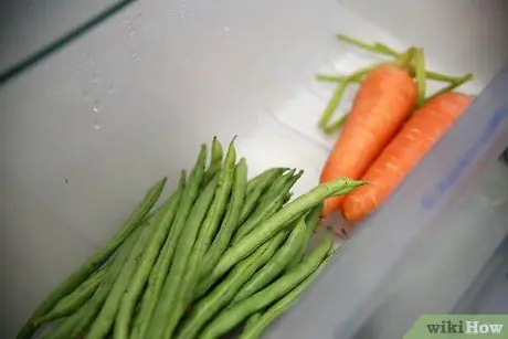 Verduras al vapor en el microondas Paso 1