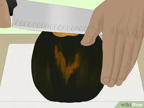 Potong Acorn Squash Langkah 3