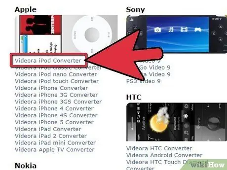 Vendosni video në iPod -in tuaj Hapi 8