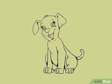 Draw a Dog Step 20