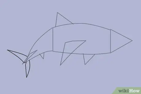 Draw a Shark Step 14