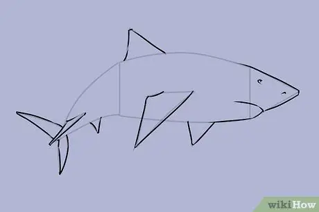 Draw a Shark Step 16