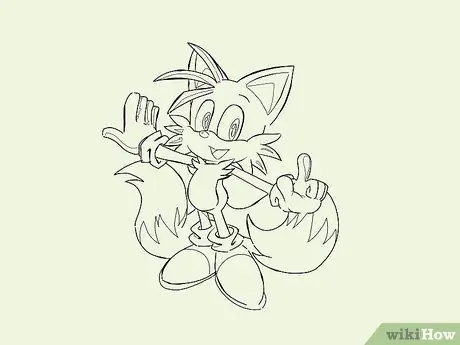 Draw Sonic Characters Step 36