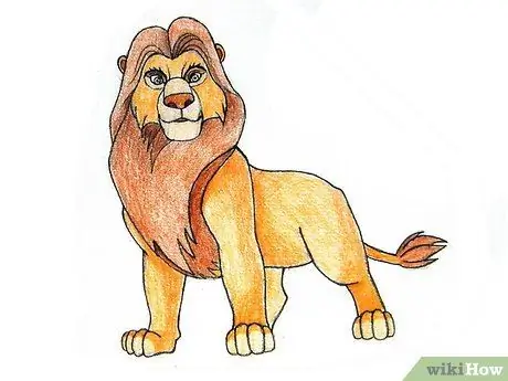 How to Draw Mufasa Step 9