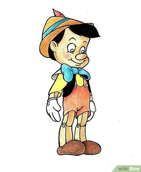 Färg pinocchio Steg 6