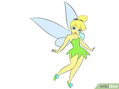 Draw Tinkerbell Step 19