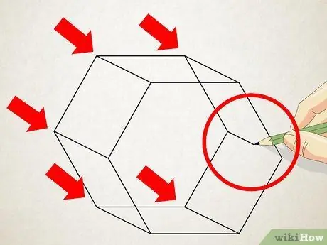 Chora Prism yenye urefu wa Hexagonal Hatua ya 13