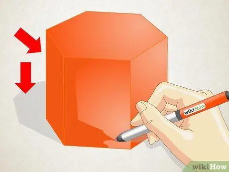 Gumuhit ng isang Hexagonal Prism Hakbang 5