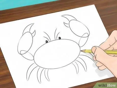 Desenați un Crab Pasul 5