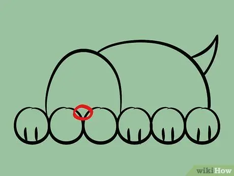 Начертайте просто куче от карикатура Стъпка 08