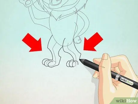 Draw a Cartoon Lion Step 11