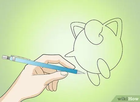 Lukis Jigglypuff Langkah 6