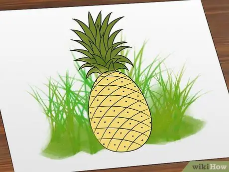 Desenați un ananas Pasul 8