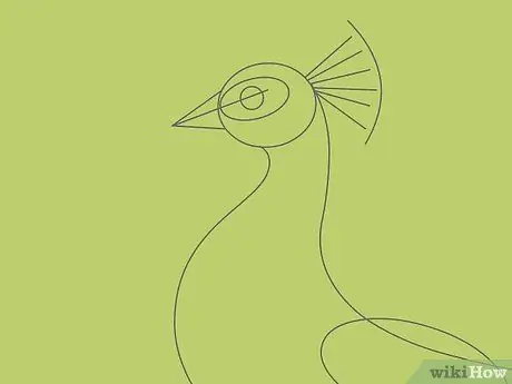 Draw an Exotic Peacock Step 22