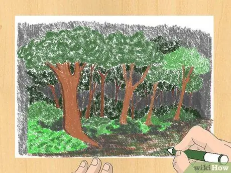 Dibujar un bosque Paso 9