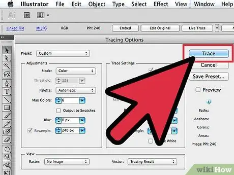 Adobe Illustrator Live Trace ደረጃ 3 ን ይጠቀሙ