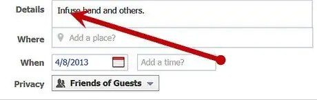 Create an Event on Facebook Step 5