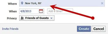 Create an Event on Facebook Step 6