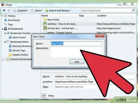 Organize Bookmarks in Firefox Step 4