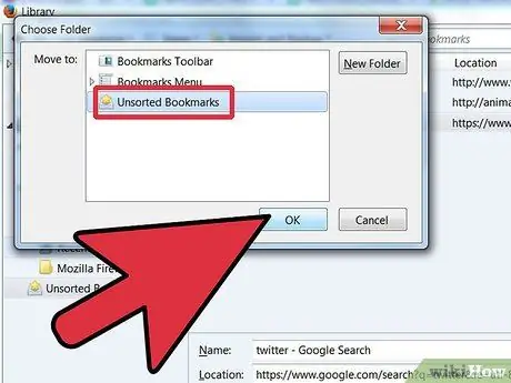 Organize Bookmarks in Firefox Step 8