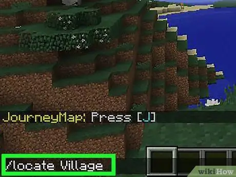 Najděte vesnici v Minecraftu Krok 5