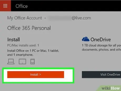 احصل على Microsoft Office مجانًا الخطوة 6