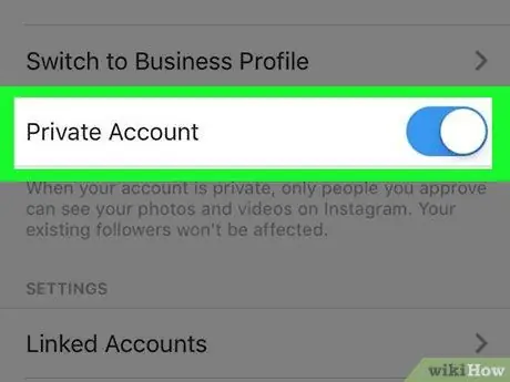 Machen Sie Ihre Instagram-Fotos privat Schritt 4