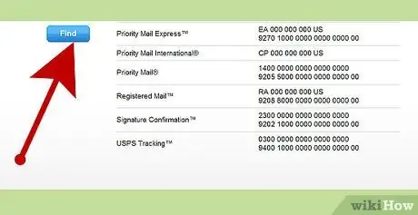 USPS Paketini Takip Et 3. Adım