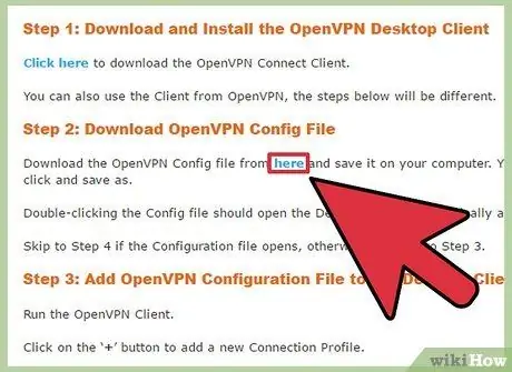 Prisijunkite prie „OpenVPN“serverio 12 veiksmas