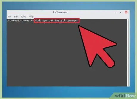 Hubungkan ke Server OpenVPN Langkah 17