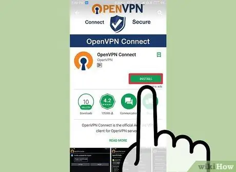 Opret forbindelse til en OpenVPN -server Trin 22