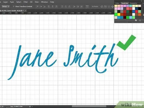 Skapa en personlig signatur Steg 12