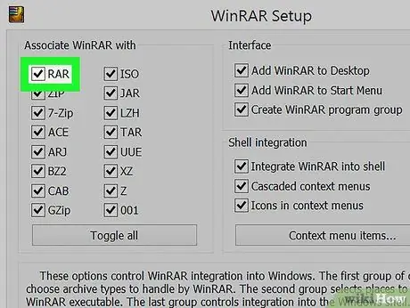 Gunakan WinRAR Langkah 7