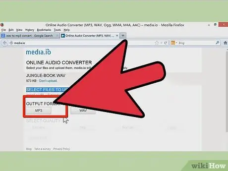 გადააკეთეთ WAV ფაილი MP3 ფაილში ნაბიჯი 4