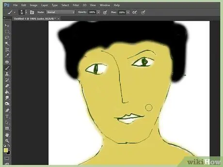 Färg och rita på Adobe Photoshop 6 Steg 24