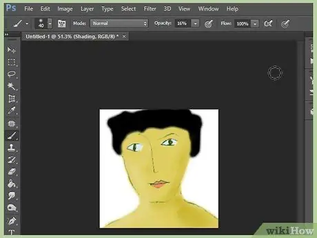 ระบายสีและวาดด้วย Adobe Photoshop 6 Step 35