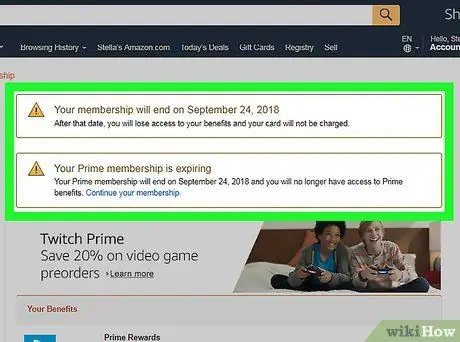 ยกเลิก Amazon Prime ขั้นตอนที่ 6