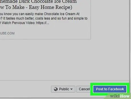 Mag-post ng isang Video sa YouTube sa Facebook Hakbang 16