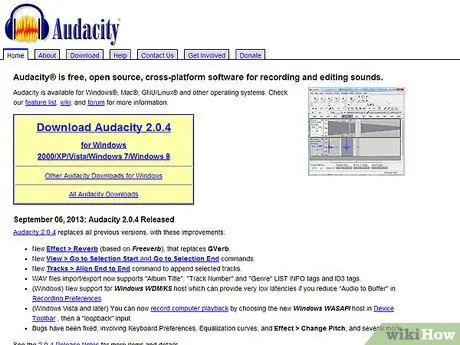 Make a Mashup With Audacity Step 2