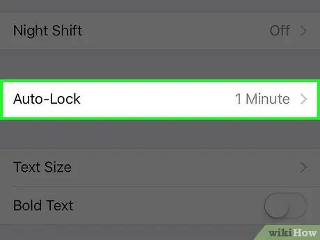 Baguhin ang Oras ng Auto Lock sa isang iPhone Hakbang 3