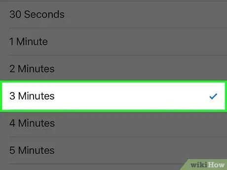Zmeňte čas automatického uzamknutia na iPhone Krok 5