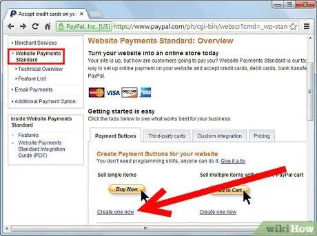 Utilice PayPal para aceptar pagos con tarjeta de crédito Paso 4