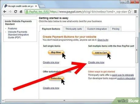 Utilisez PayPal pour accepter les paiements par carte de crédit Étape 6